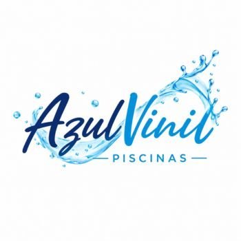 Azul vinil piscina