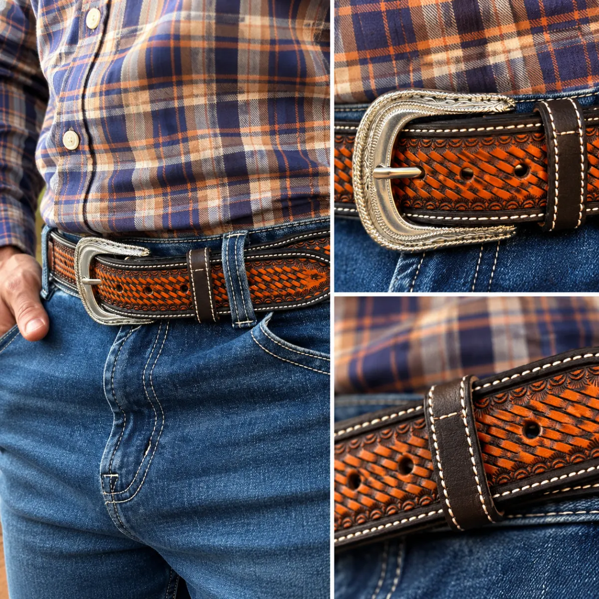 Cinto Masculino Country Trabalhado - BELLA MODAS COUNTRY